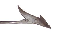 detail of toggle harpoon head