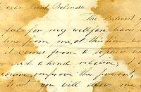 detail from Henry Colt's letter